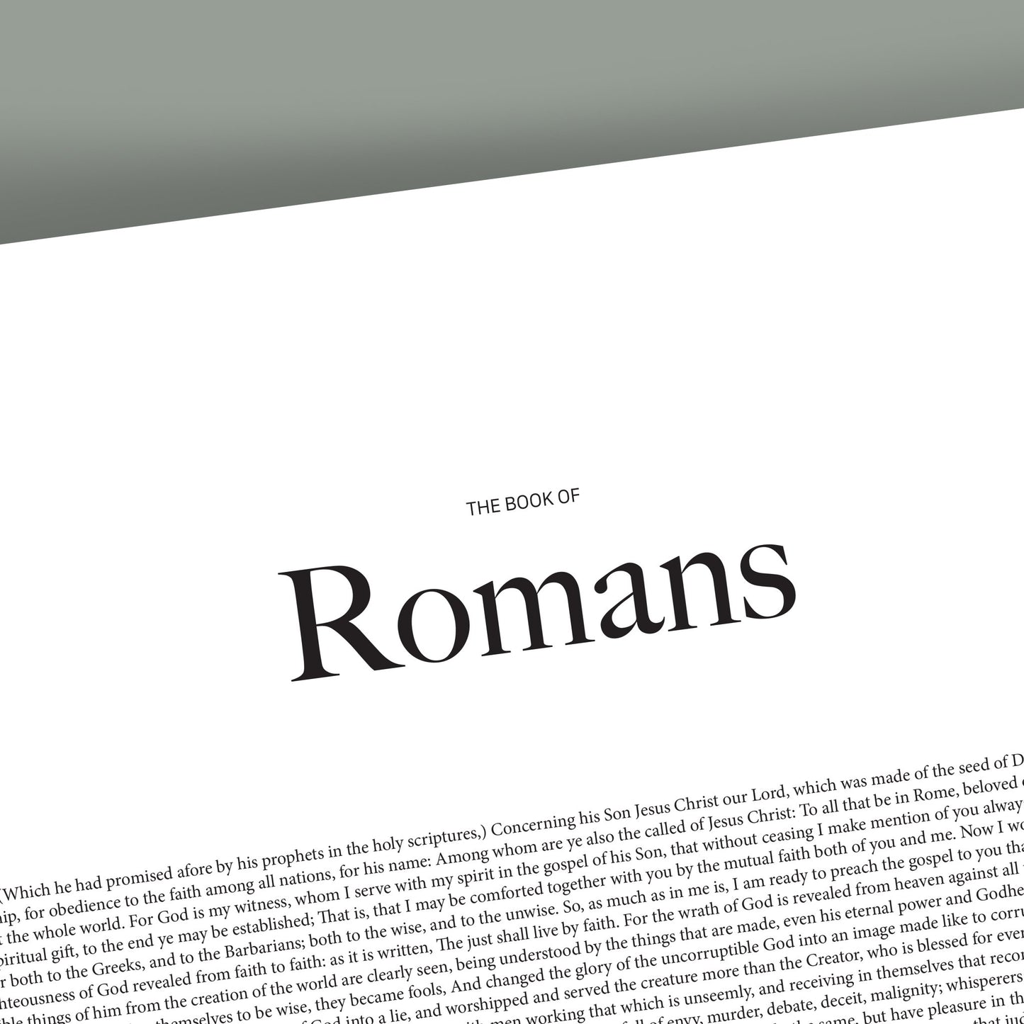 The Book of Romans